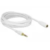 Audio kabelis DeLOCK 85591 5m 3.5mm Balts
