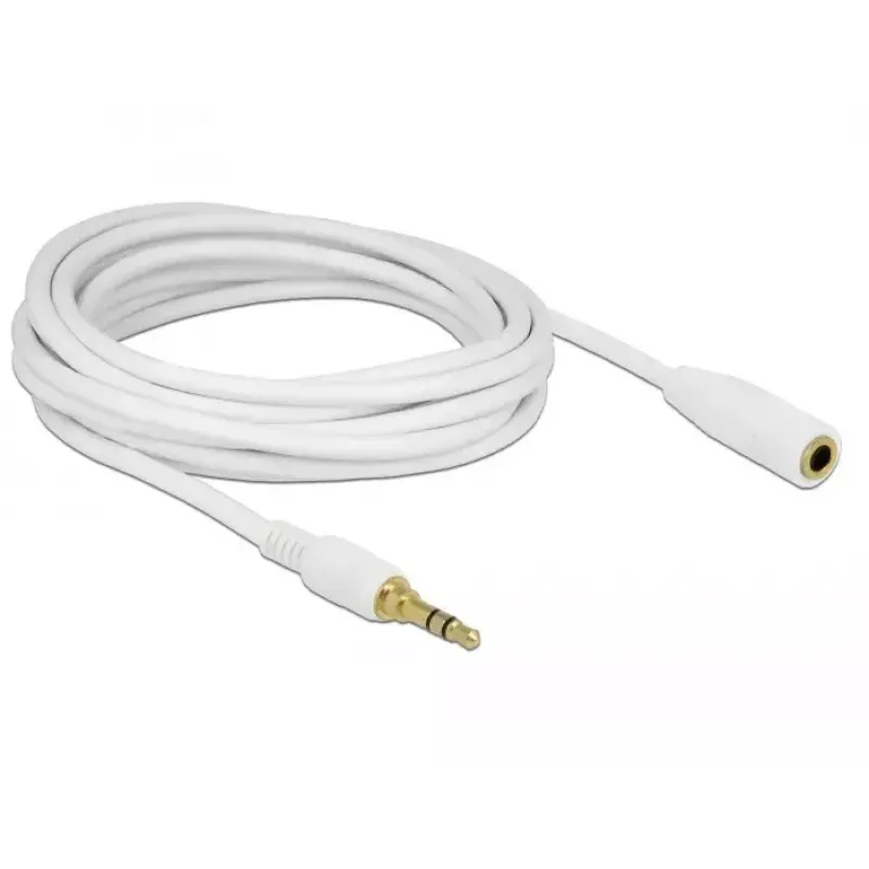 Audio kabelis DeLOCK 85591 5m 3.5mm Balts