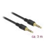 Audio kabelis DeLOCK 85601 3m 3.5 mm melns