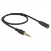 Audio kabelis DeLOCK 85627 0,5 m 3,5 mm melns