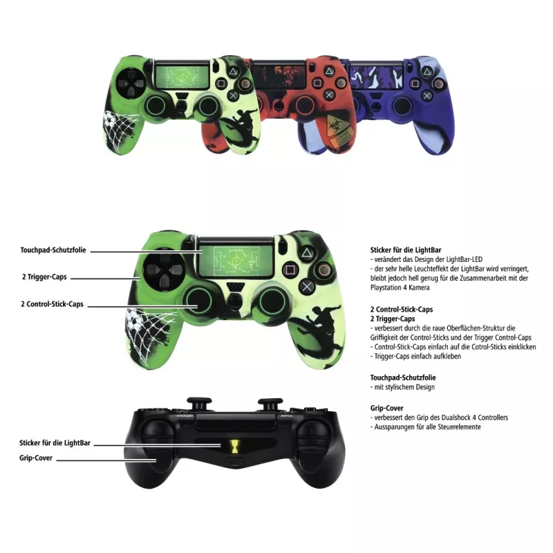 Hama Soccer, PlayStation 4, melna, zaļa