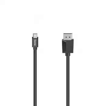 Hama 00200710 DisplayPort kabelis 1,5 m Mini DisplayPort Melns