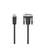 Hama 00205018 video kabeļa adapteris 1.5 m HDMI Type A (Standard) DVI-D melns