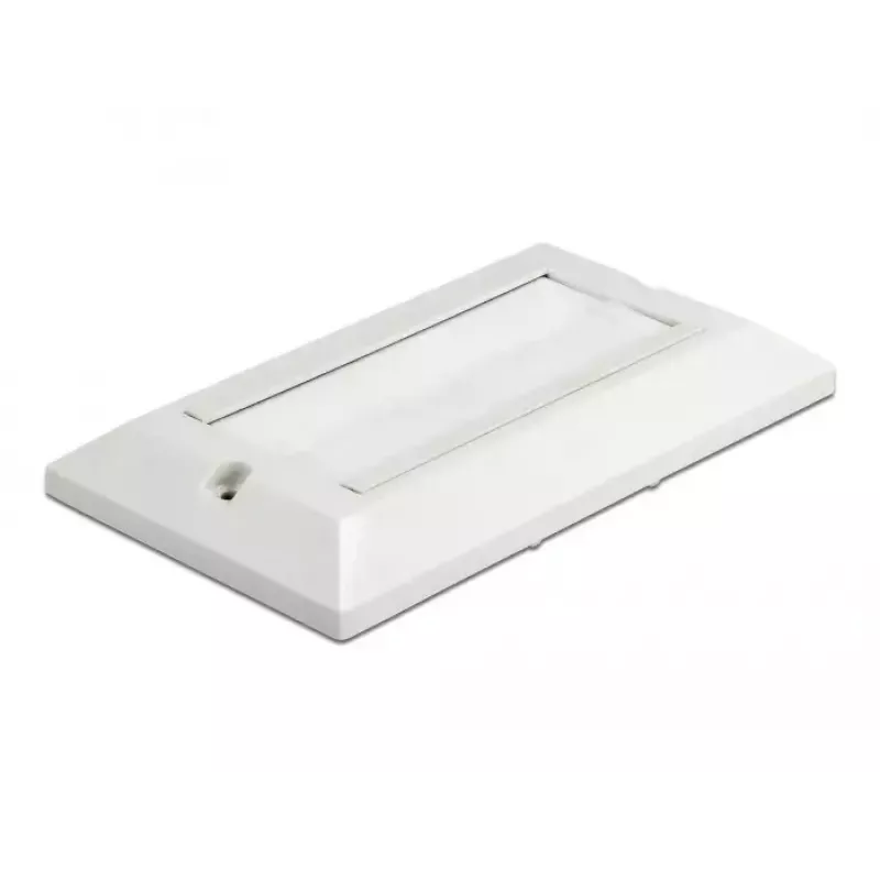 Sienas plāksne DeLOCK 66496 Balta