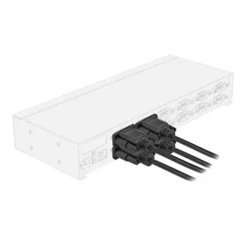 SAS kabelis DeLOCK 86612 0,5m melns