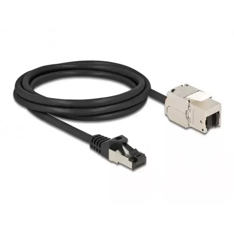 Kabelis RJ45 spraudnis uz Keystone moduli RJ45 ligzda DeLOCK 87028