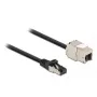 Kabelis RJ45 spraudnis uz Keystone moduli RJ45 ligzda DeLOCK 87028
