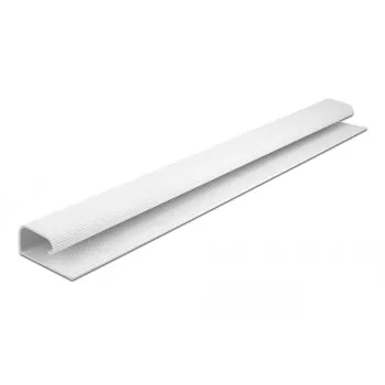 Kabeļu kanāls DeLOCK 20884 montāžai zem galda 57x25mm 400mm 2gab balts