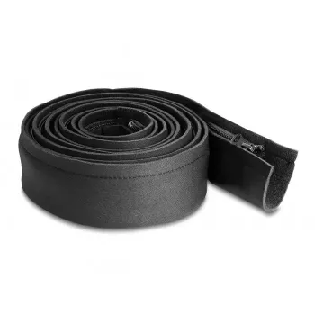 DeLOCK Kabeļu uzmava neoprēna elastīga ar rāvējslēdzēju 3 m x 100 mm melna