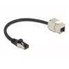 Kabelis RJ45 spraudnis uz Keystone moduli RJ45 ligzda DeLOCK 87022