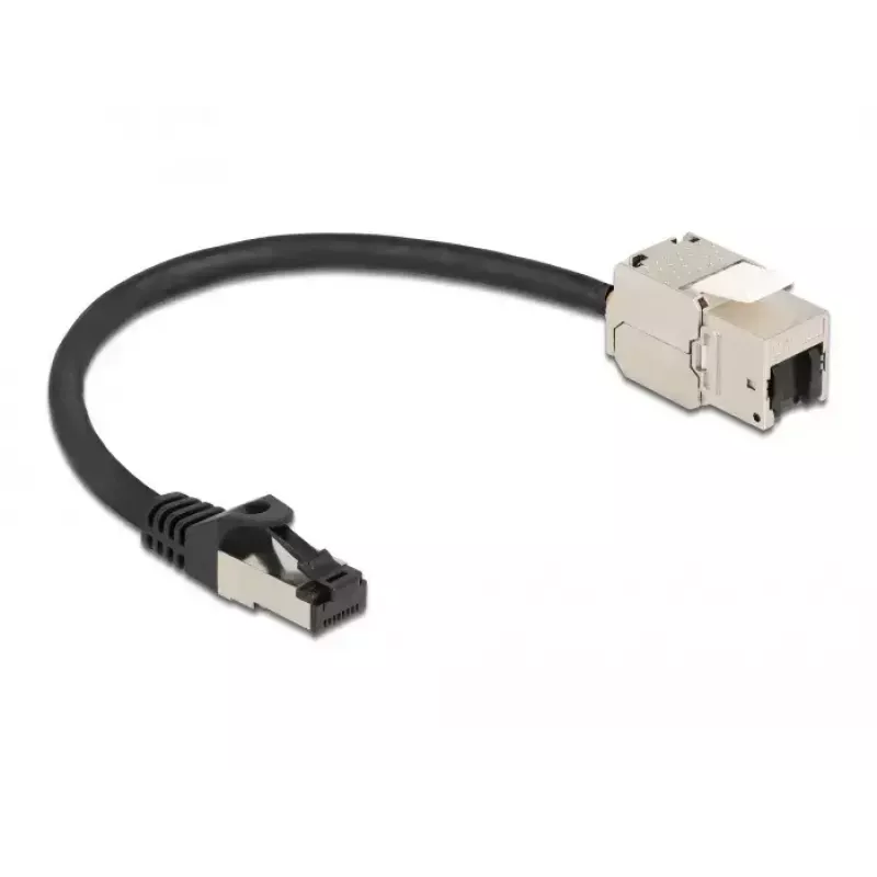 Kabelis RJ45 spraudnis uz Keystone moduli RJ45 ligzda DeLOCK 87022