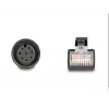 DeLOCK M12 adaptera kabelis ar A-kodētu 8 kontaktu ligzdu uz RJ45 spraudni, 50 cm