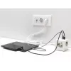 DeLOCK 11497 kontaktligzda CEE 7/3 + USB balta 250 V 16 A