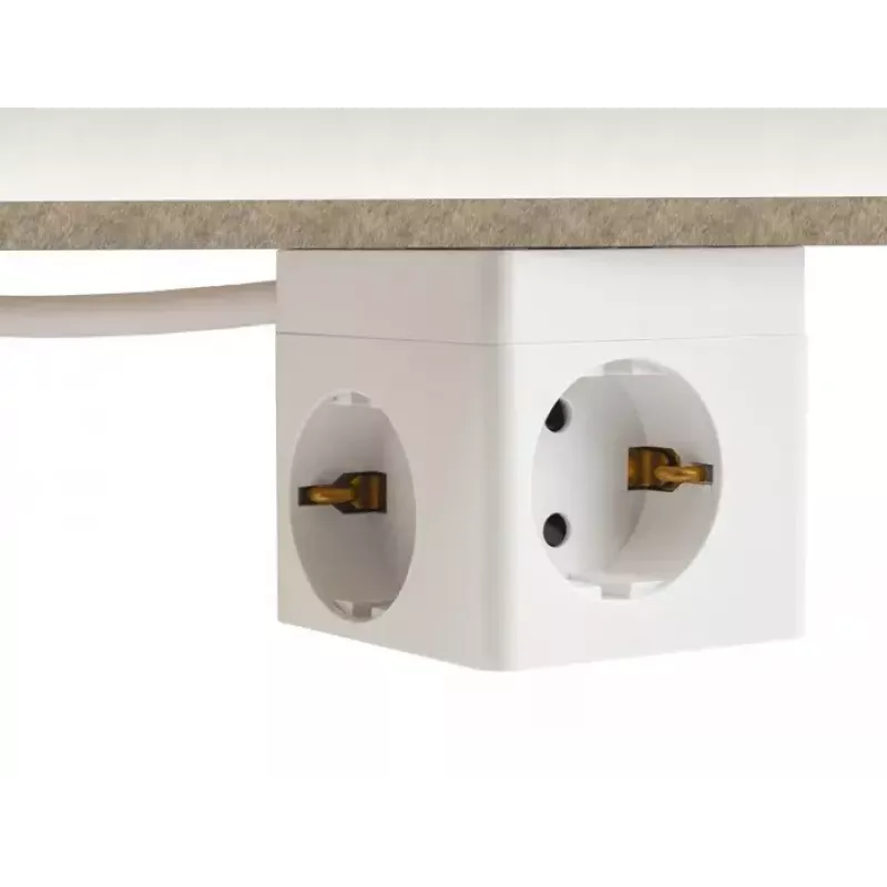 DeLOCK 11497 kontaktligzda CEE 7/3 + USB balta 250 V 16 A
