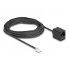 DeLOCK Telefona kabelis RJ11 spraudnis uz RJ45 ligzdu melns 10 m