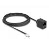 DeLOCK telefona kabelis RJ11 spraudnis uz RJ45 ligzdu melns 3 m