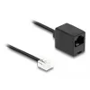 DeLOCK telefona kabelis RJ11 spraudnis uz RJ45 ligzdu melns 3 m