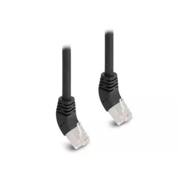 Tīkla kabelis DeLOCK RJ45 Cat.6A 45° leņķī 0.5m melns
