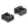 Kabeļu turētājs DeLOCK 60481 10 mm melns 8 gab.
