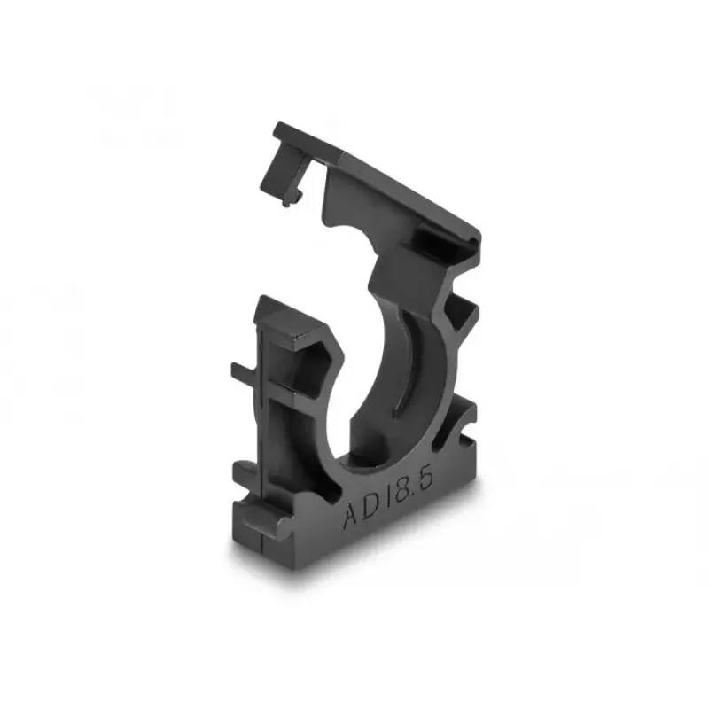 Kabeļu turētājs DeLOCK 60484 18.5 mm melns 8 gab.
