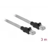 DeLOCK RJ45 kabelis Cat.6A U/FTP ar metāla apvalku 3 m