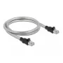 DeLOCK RJ45 kabelis Cat.6A U/FTP ar metāla apvalku 3 m