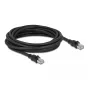 DeLOCK tīkla kabelis RJ45 Cat.6A F/UTP 5 m Melns