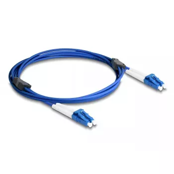 DeLOCK optiskās šķiedras kabelis LC Duplex uz LC Duplex vienmoda OS2 2 m