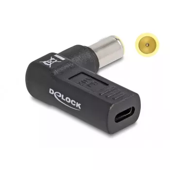 DeLOCK adapteris USB Type-C ligzda uz IBM 7,9 x 5,5 mm spraudnis 90° leņķī