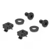Kabeļu kronšteins DeLOCK 66979 83 x 60 mm melns polikarbonāts