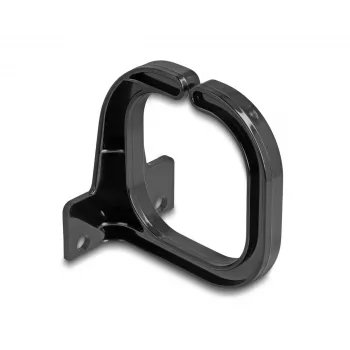 Kabeļu kronšteins DeLOCK 66979 83 x 60 mm melns polikarbonāts