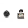 Tīkla kabelis DeLOCK M12 kabelis A-kodēts 8 kontaktu vīr. uz RJ45 vīr. PUR (TPU) 5 m