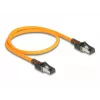 Tīkla kabelis DeLOCK RJ45 USB Type-C 5 m Cat6A oranžs