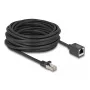 Tīkla kabelis DeLOCK 90323 RJ-45 Cat6a 10 m Melns