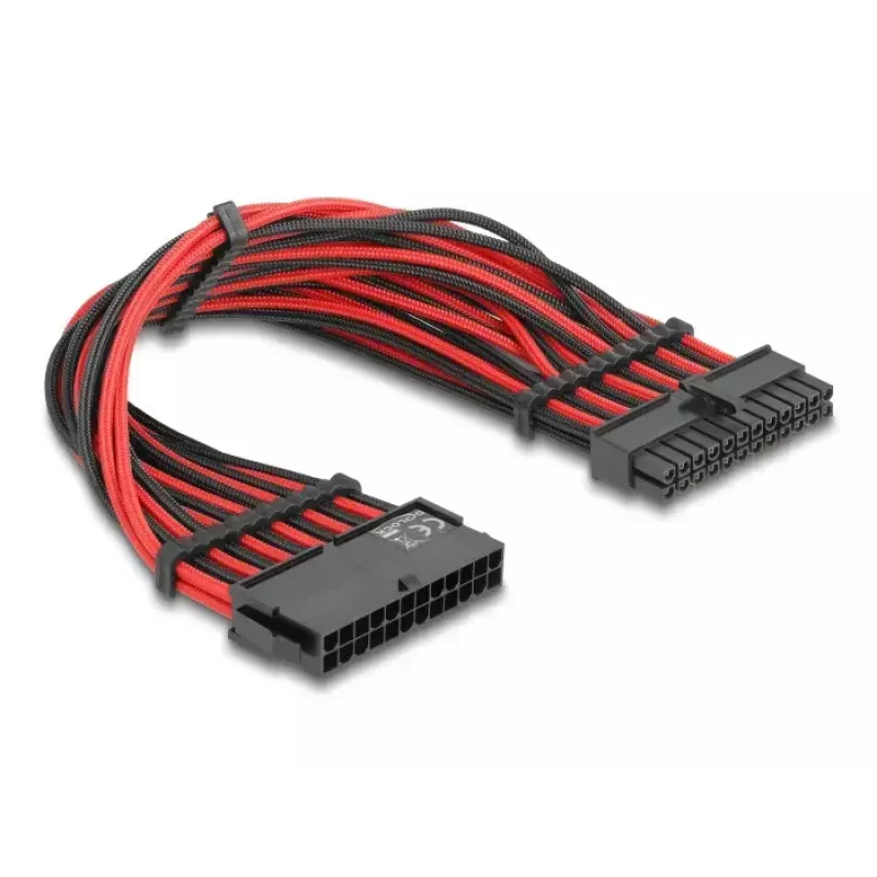 DeLOCK 80973 iekšējais strāvas kabelis 0,3 m ATX 24-pin