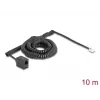 DeLOCK telefona kabelis 90347 10 m Melns RJ-11