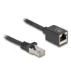 Tīkla kabelis DeLOCK 90294 RJ-45 Cat6a 1 m Melns