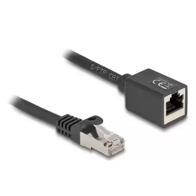 Tīkla kabelis DeLOCK 90294 RJ-45 Cat6a 1 m Melns