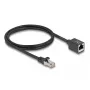 Tīkla kabelis DeLOCK 90294 RJ-45 Cat6a 1 m Melns