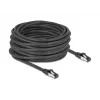 Tīkla kabelis DeLOCK 80576 RJ-45 Cat8.1 15 m Melns