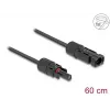DeLOCK DL4 Solar plakans kabelis vīrišķais–sieviešais 60 cm melns 3,3 mm²