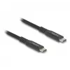 USB kabelis DeLOCK 80024 Type-C vīr. uz vīr. 20 Gbps 100 W 1 m