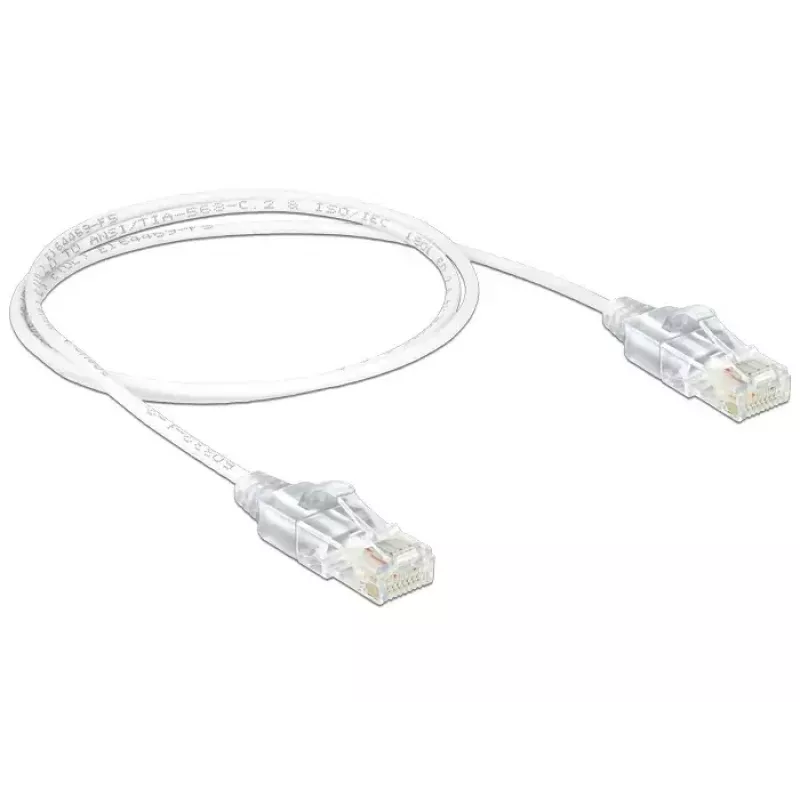 Tīkla kabelis DeLOCK 83781 RJ-45 Cat6 1 m Balts