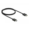 Ātrgaitas HDMI kabelis ar koaksiālo konstrukciju DeLOCK 85384, 1 m, 48 Gbps, 8K, 60 Hz