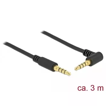 Audio kabelis DeLOCK 85616 3m 3.5mm Melns