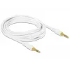 Audio kabelis DeLOCK 85552 3m 3.5mm balts