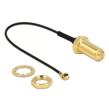 Koaksiālais kabelis DeLOCK 89471 0,1 m RP-SMA MHF/U.FL-LP-068
