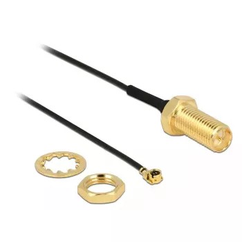 Koaksiālais kabelis DeLOCK 89471 0,1 m RP-SMA MHF/U.FL-LP-068