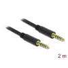 Audio kabelis DeLOCK 85792 2 m 4,4 mm melns