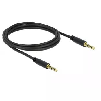 Audio kabelis DeLOCK 85792 2 m 4,4 mm melns